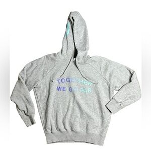 Spiritual Gangster Gray Hoodie with Blue and Purple Text